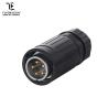 Buy cheap New Product Outdoor Waterproof and Dustproof Platic Male and Metal Female 5 pin Power Connector from wholesalers