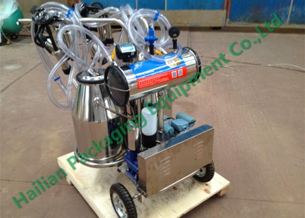 Buy cheap Hand Operated Milk Sucking Machine Twin Buckets With Vacuum Pump from wholesalers