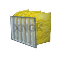 Buy cheap 85% / 95% Efficiency Industrial Pocket Air Filter Low Pressure Drop product