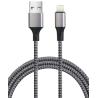 Buy cheap TPE Aluminum Braided USB Cable Fast Charging Data Military-Grade Braided Cable – Shockproof & 2.4A High-Speed from wholesalers