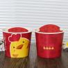 Buy cheap Custom Logo Printed Food Grade Popcorn Tub Cup Disposable Fried Chicken Packing Bucket Barrel from wholesalers