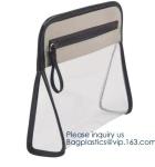 Recyclable Clear Gift Plastic Flat Bottom Logo Pvc k Nylon Packing Bags With