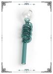 5.5 Inch Smoking Pipe Pyrex Glass Oil Burner Mini Helix Water Bong Ball Balancer