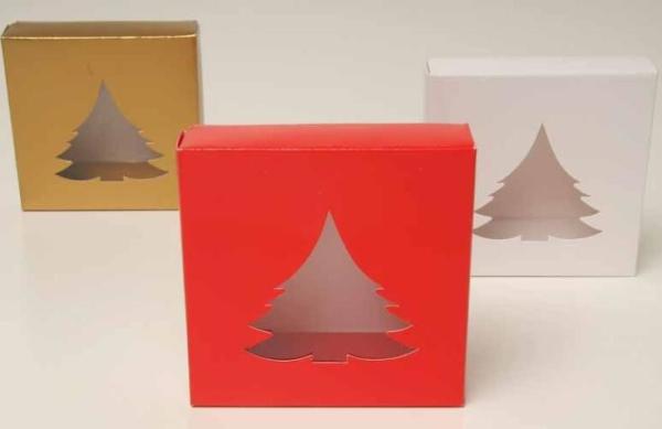 Buy cheap PVC Clear Window Paper Christmas Packaging Boxes Disposable Paper Material from wholesalers