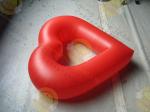Inflatable Advertising Helium Love Shaped ,Custom Shaped Balloons for EventsSHA