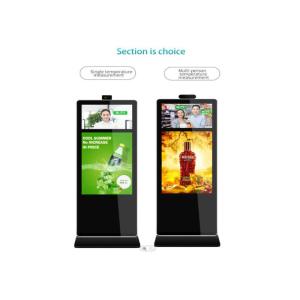 Temperature Screening Digital Signage Kiosk Advertising Player Display