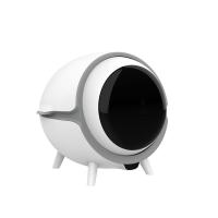 Buy cheap Fully Enclosed Anti Deodorant Cat Toilet Pet Cat Litter Box With Lid 220V product