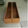 Buy cheap Outdoor Large Corten Rectangular Planters Box Garden Metal Flower Pots from wholesalers