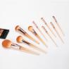Buy cheap PBT Hair Top Makeup Brush Gift Set With Triangle Shaped Frosted Plastic Handle from wholesalers
