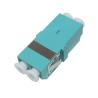 Buy cheap SM/MM LC Duplex Adapter Reusable Fiber Optic Coupler Blue/Green from wholesalers