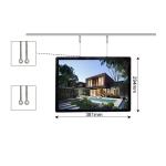 Rotatable Suspension Light Box Display Screen For Store Signs Menus Photos