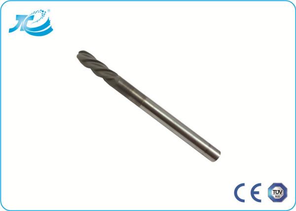 Buy cheap Tungsten Carbide End Mill Straight Flute with 2 or 4 Flute , Helix Angle 38 - 42 ° from wholesalers