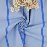Buy cheap Mercerized Cotton Striped Knit Fabric Soft 95 Cotton 5 Spandex 175cm Width from wholesalers