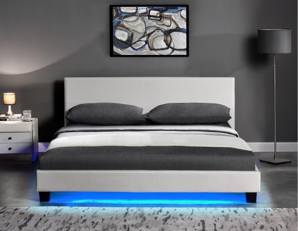 Buy cheap 140 X200 CM LED Upholstered Bed from wholesalers