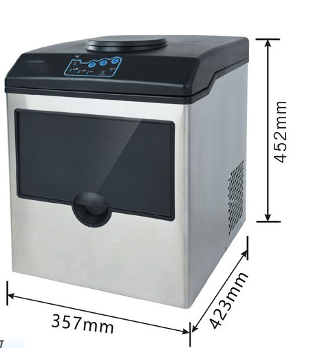 Electric Ice Maker Machine Commercial Home Small Mini 25kg Countertop Bullet Nugget Portable Ice Block Making Machine