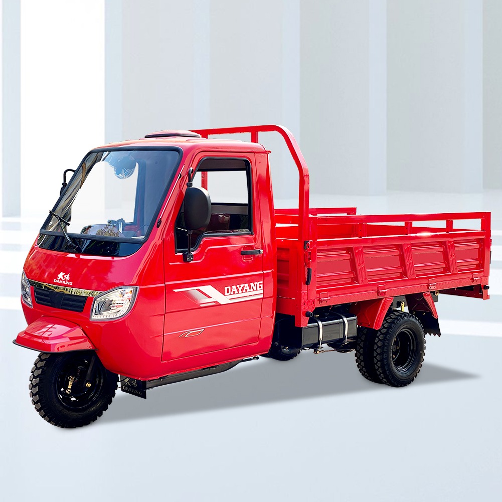Enclosed 3-Wheel Cargo Motorcycle Tricycle with Customized Weight and Mechanical Power