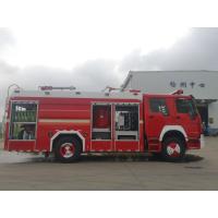 Buy cheap HOWO Dry Powder Fire Truck DCP Foam Combination For Emergency Rescue product
