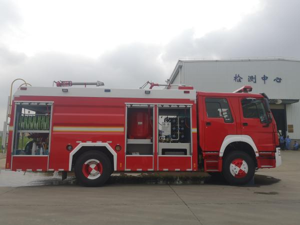 Buy cheap HOWO Dry Powder Fire Truck DCP Foam Combination For Emergency Rescue from wholesalers
