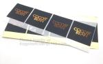 Die Cut Foil stamping, Waterproof Vinyl PVC Custom Logo Sticker Label, matte