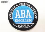 Durable Embroidered Patches Brand Logo Name Letter For Garment