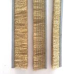 Crimped 19.5mm Base Width Derusting Copper Wire Strip Brush