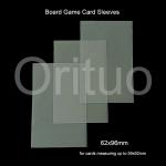 Clear 62x96mm Board Game Sleeves / Gamegenic Card Sleeves Size