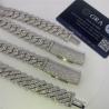 Buy cheap Hip Hop Miami Cuban Link Chain 15mm VVS Moissanite Sterling Silve Cuban Link Necklace from wholesalers