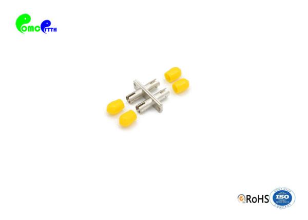Buy cheap Fiber Optic Adapter ST to ST UPC Duplex Single Mode With Metal Body Yellow Color from wholesalers