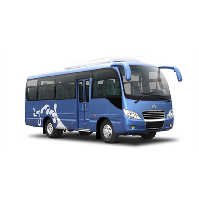 90L Oil Tank Dongfeng Coaster Bus Mini Bus with F/R Axle Loading Weight 2300/4200