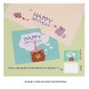 Buy cheap Laser Cut 3d Gift Pop Greeting Cards Cartoon Bear Birthday Cake from wholesalers