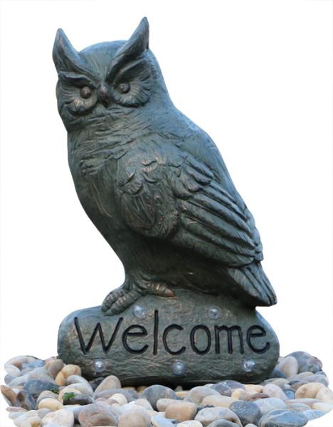 Buy cheap Cast Stand Up Owl Statue Water Fountains Indoor Outdoor OEM & ODM from wholesalers