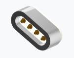 customized Magnetic Connectors 2.0mm Pitch Pogo Pin Connector 4 Pin