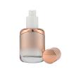 Buy cheap ABS AS Cosmetic Packaging Containers 30ml 50ml Square Glass Bottles from wholesalers