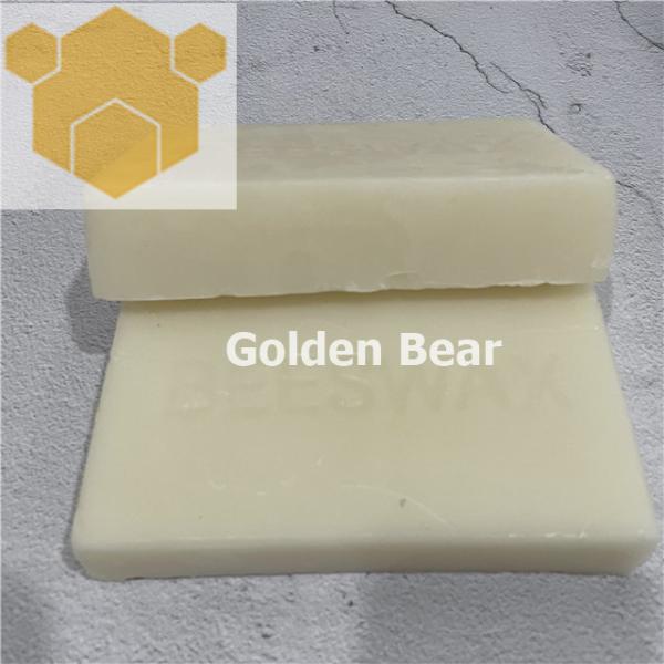 Buy cheap 1lb Lubricating Natural Beeswax Block Cosmetics Crude Ivory White Beeswax Slabs from wholesalers