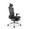 Buy cheap 65*50*60cm Rotary Lifting Pulley Boss Office Chair Black Cold Molded Foam SGS from wholesalers