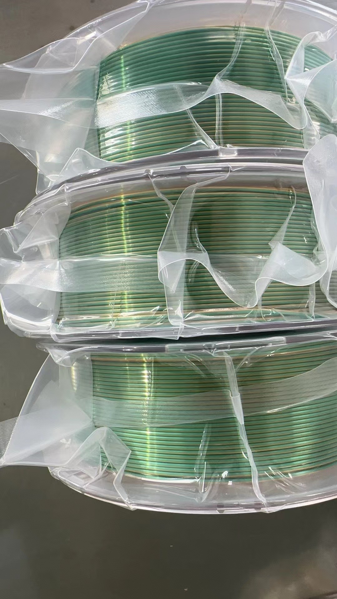 Customization 3D Printer Filament PLA Silk Dula Color Yellow Green 3d Printing Consumables