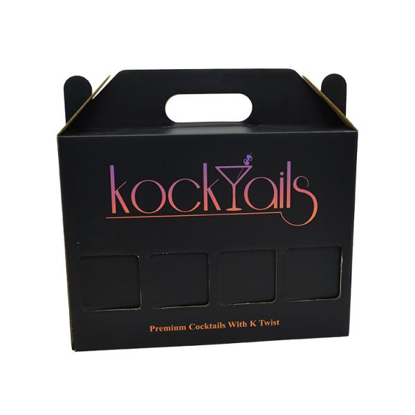 Buy cheap Foldable Wine Bottle Shipping Box , OEM oDM 4 Bottle Wine Gift Box from wholesalers