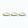 Buy cheap Luxury Extendable Bedroom Aluminium Double Curtain Rod Set With Iron Finial from wholesalers