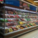 Buy cheap Vertical Open Display Chiller LED Multideck Air Curtain Cabinet Fridge 2067mm from wholesalers