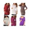 Buy cheap Custom pregnancy clothes breastfeeding wholesale 3/4 sleeves 2 IN1 maternity nursing wrap tops from wholesalers