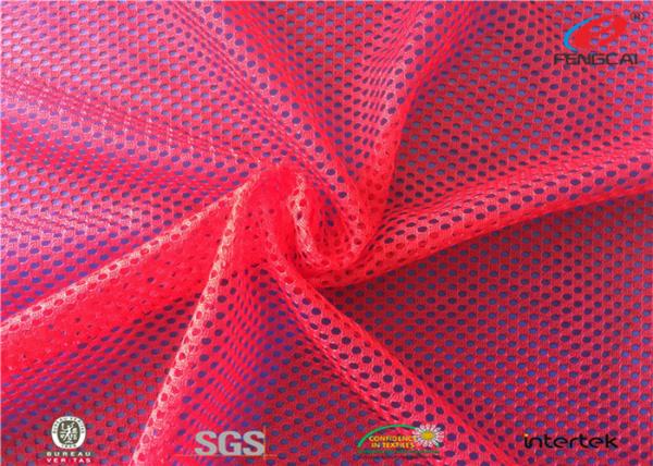 Buy cheap 100 % Polyester Sports Mesh Fabric Athletic Wear Material Breathable Net Fabric from wholesalers