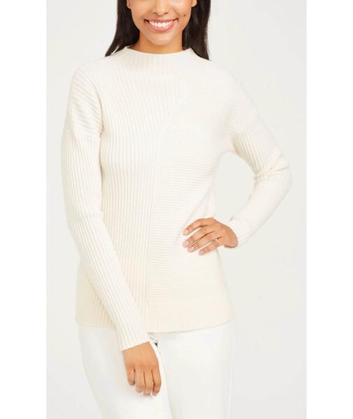 Buy cheap WOMEN'S 70% wool/30% cashmere KNITTED RIB SWEATER from wholesalers