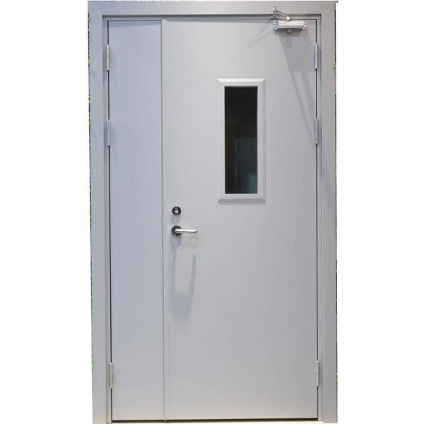Buy cheap Exit Emergency Metal Fire Rated Steel Doors Heat Resistance from wholesalers