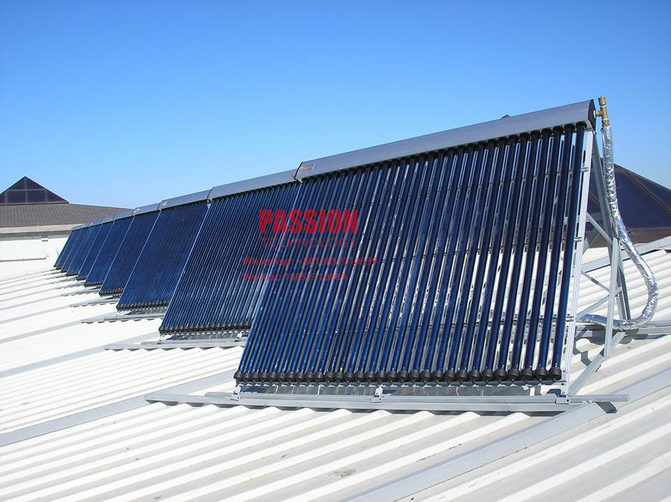 30tubes Copper Pipe Solar Collector 300L Heat Pipe Solar Water Heater