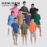 Buy cheap 250GSM Blank Shirts Unisex Wide Neck Short Sleeve Oversized Mens Vintage Acid Wash T Shirt from wholesalers