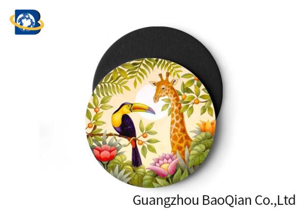 Buy cheap Wild Animal Art Image Lenticular Coasters 3D Decoative Cup Placemat 0.6MM PET from wholesalers
