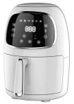 White 2 Litre Compact Air Fryer 1200W Easy Cleaning PP / PC Material