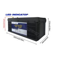 Buy cheap 12V 200Ah Golf Cart Lithium Battery LED Electric Golf Trolley Lithium Battery product