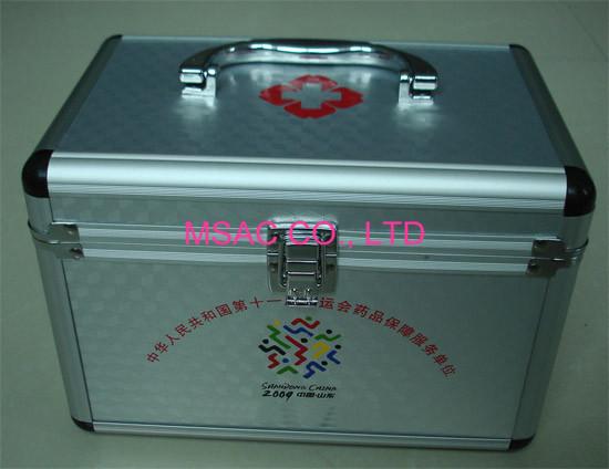 Buy cheap Easy Carry Aluminium First Aid Box / Aluminum Doctor Cases Size L240 X W135 X H150mm from wholesalers
