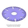 Buy cheap Brazing Diamond Cut Circular Saw Blade , Purple 400mm Diamond Saw Blade from wholesalers